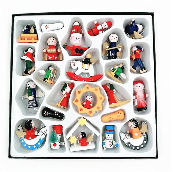 Stående adventskalender - leksaksrektangel