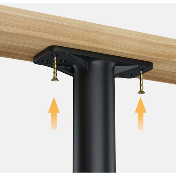 Förlängda justerbara sängbalksstödben, förbättrade golvstödben, 1 stycke plastmöbler (justerbar 15-25 cm)