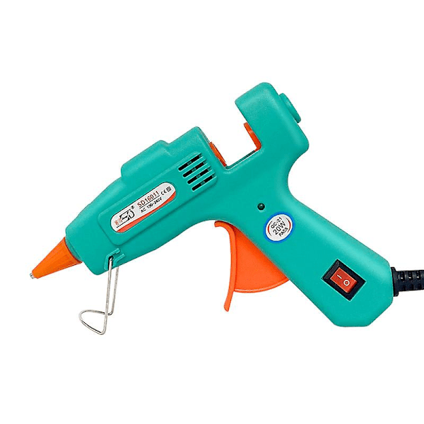 Said Hot Melt Glue Gun Quick Tape Switch Home Manual Diy Children-20w Cyan