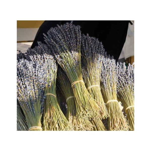 Kuivattu laventeli Natural Lavender -kimppuvarret (60cm - 70cm) Sopii kodin sisustukseen, askarteluun, lahjoihin, häihin tai mihin tahansa tilaisuuteen - 200g