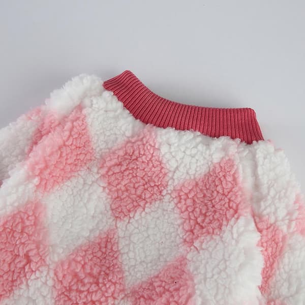 Fyrbenta husdjurskläder höst och vinterkläder hem hundkläder flanellpyjamas