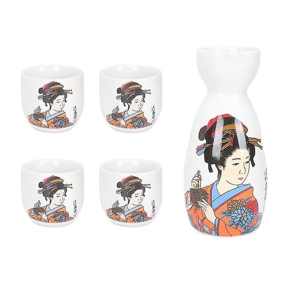 1 set Japansk Sake-kanna