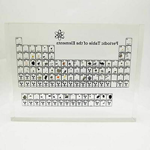 Akryl Periodiska Systemet Display Barn Undervisningshjälpmedel Heminredning Kristall Kemiska Element Display