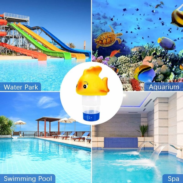 Pool Klor Diffusor, T-Audace Flytande Pool Klor Diffusor Justerbar Kemisk Float för Inomhus & Utomhus Pool, Spa