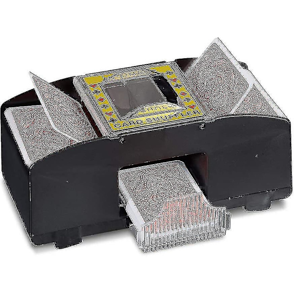 Elektrisk kortshuffler, shuffler, elektriskt kortshufflingspel, automatisk shuffler för olika kort