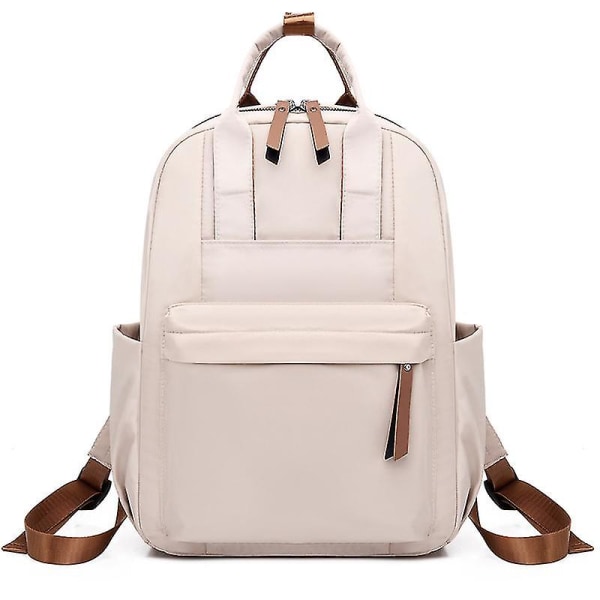 Nylon skolerygsæk til kvinder til teenagepiger, multifunktionelt design skuldertaske rejsetaske Laptop lynlås taske Yo