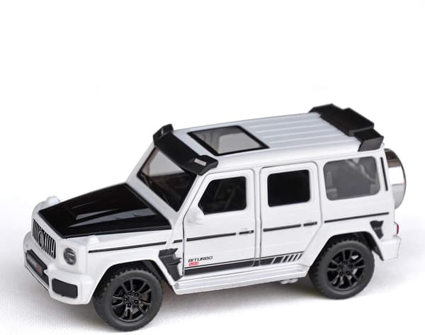 1:32 SUV Barnleksaker Gjutna Metallbilar Modell Samling Barn Leksaksbilar (bbs - Vit)