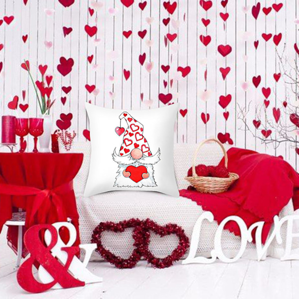 Valentine Home Decor Kuddeöverdrag Överlevde Familjen Kuddfodral Kuddöverdrag