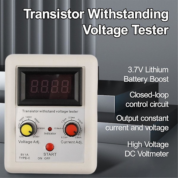 Igbt Spänningskapacitet Transistor Tester Diod Mos Triode Led Spänningskapacitet Testverktyg 120-2700v (röd standard)