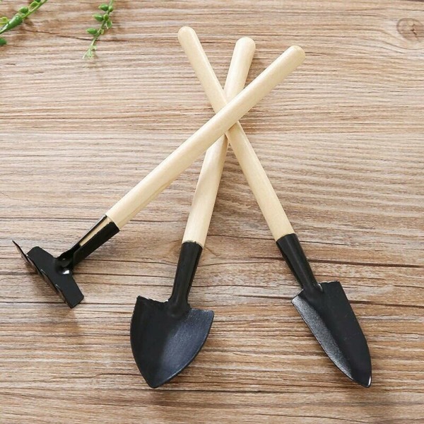 Mini set blomkruka kratta spade spade plantskola växthusplantering 2-delat set 6-delat