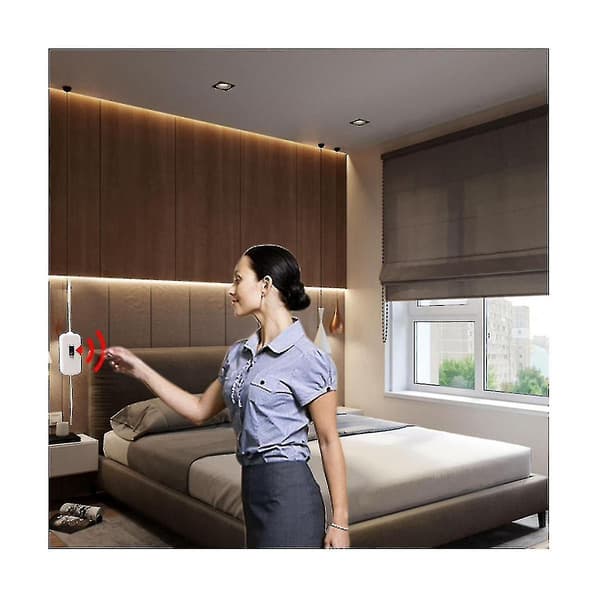 Smart lampa PIR rörelsesensor hand LED nattlampa 5v USB vattentät tejp sovrum heminredning A