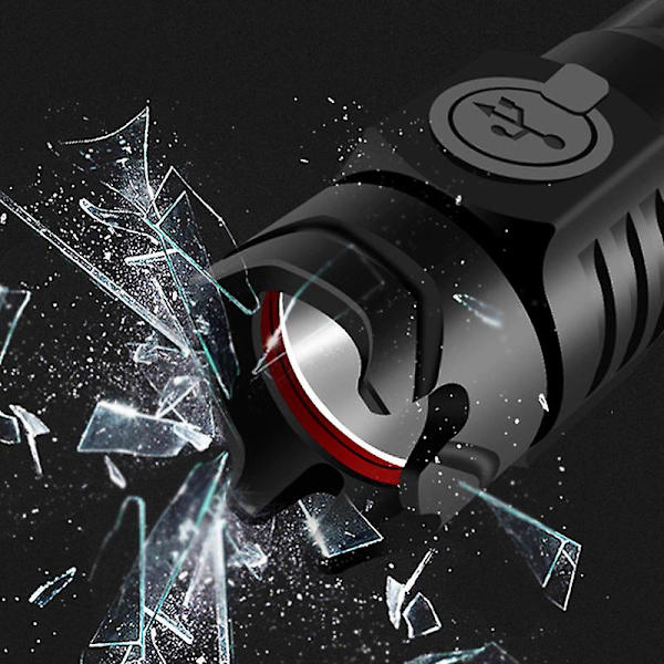 Uppladdningsbara ficklampor med hög lumen taktiska ficklampor Ip67 vattentäta ultraljusa LED-ficklampor för camping utomhus