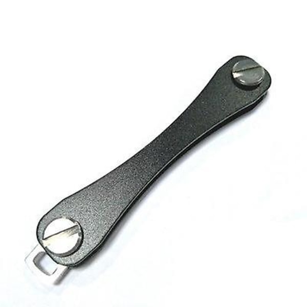 Kompakt minimalistisk nyckelhållare i fickstorlek och organizer, nyckelhållare W Nyckelring ögla bit för bilnyckelbricka nyckelring