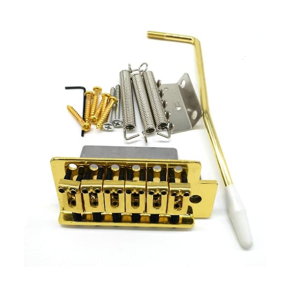 Gitarrdelar Tremolo Stall Sadel Krom Singel Rocker Tremolo Elgitarr Stall Guld Silver Svart