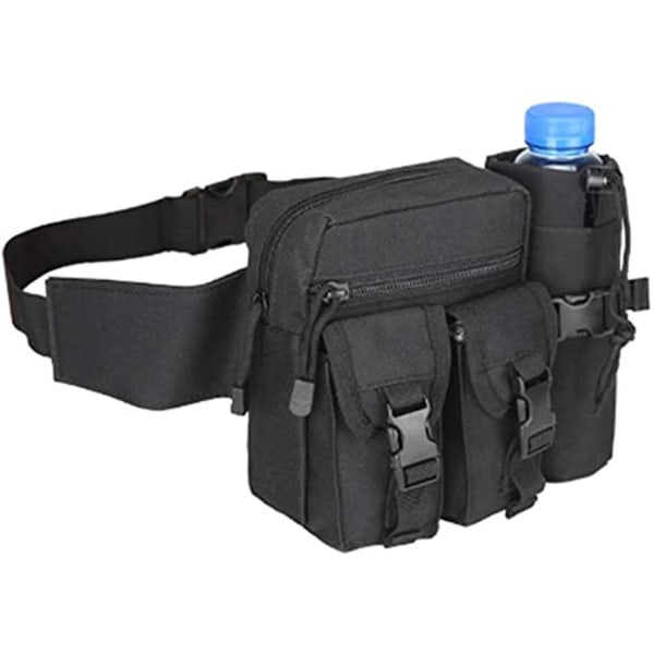 Väska Tactical Waist Pack Militär midjepaket Militär midjepaket Utility Bälte Edc Väska, kamouflage
