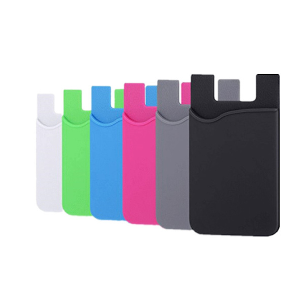 6-pack mobiltelefon Universal korthållare/plånbok Flerfärgad