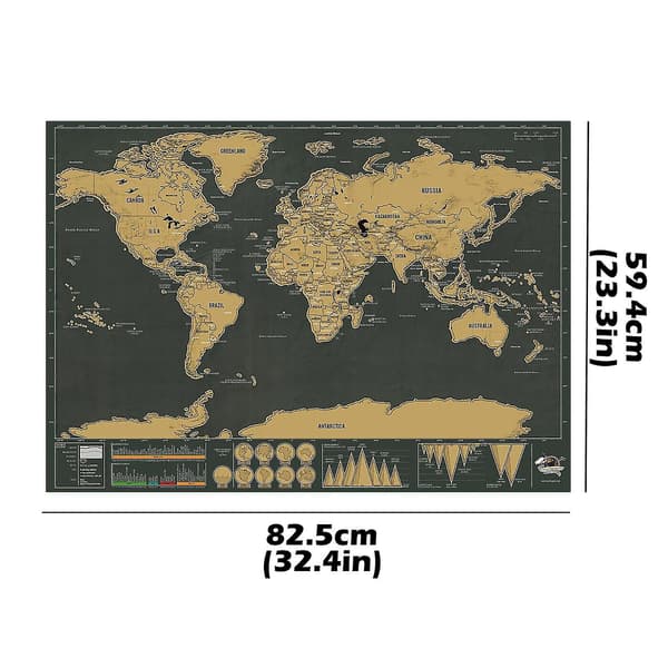 Creative World Black Edition Skrappapper Resa Dekorativ Måleri