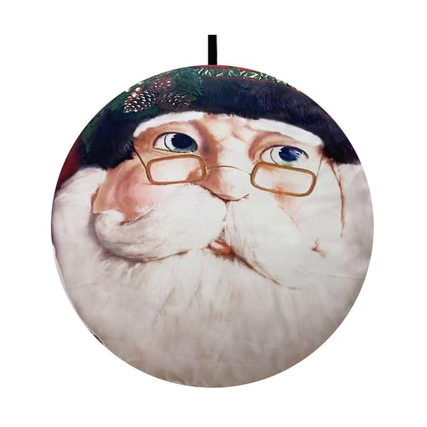 Jul Tomte Bomullsfyllda Hängande OrnamentRöd
