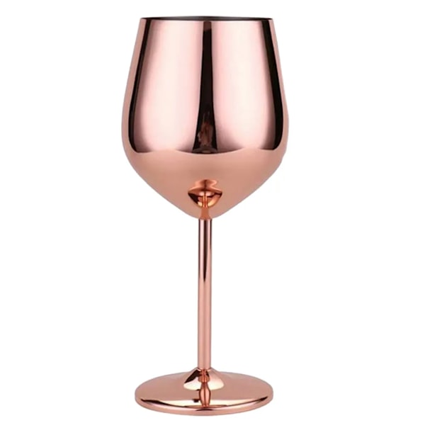 2-delad rostfritt stål vinglas vinglas 550ml krossäkra vinglas/vinglas rosa guld