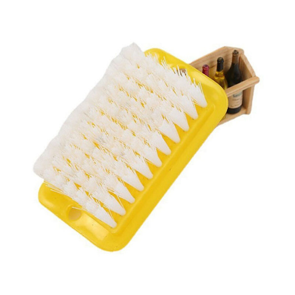 Rengöringsborste Hushålls tvättborste, handborste och dubbelsidig nagelborste tvättborstar, 4-pack