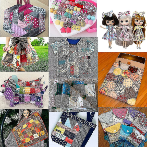 50 st bomullstyg tygpaket lapptäcksvävnader 100% bomullstyg diy handgjord sömnad quiltingtyg bomullstyg diverse mönster 25cm x 25c