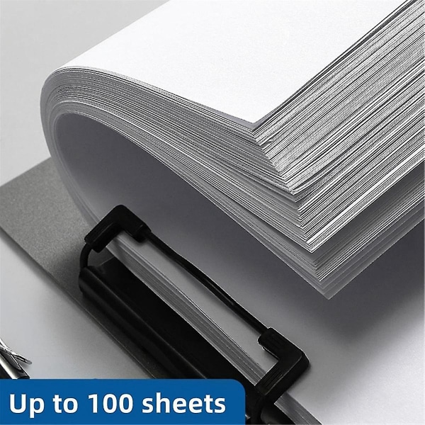 Dual Clip Clipboard Mapp, 6-pack A4 Vikbar Clipboard Mapp Flip skrivblock för skolkontoret