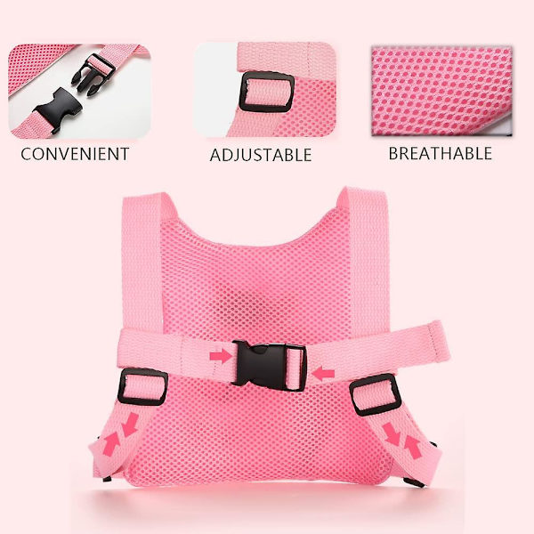 Barnsele - Baby Walking Safty Harness Och Barn Anti Lost Wrist Link För Flickor/pojkar Resor(rosa, Unicorn)