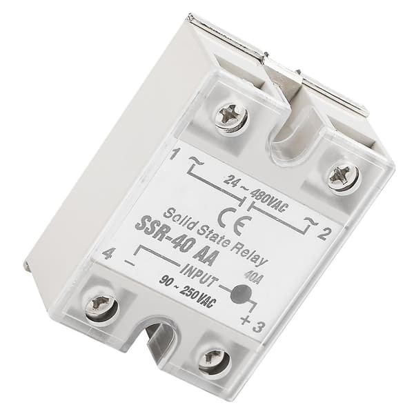 Ssr 40aa 40a Solid State Relämodul Ac-ac Ingång 90-250v Ac Utgång 24-480v Ac