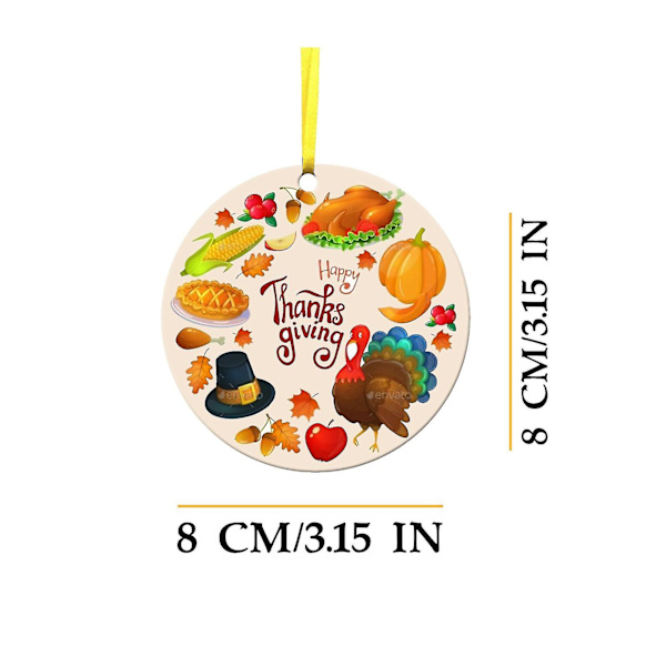 2020 Ornament Höst Thanksgiving Kalkon Bröllop Fest Dekoration Ny PVC Material