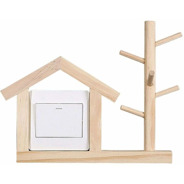Dekorationsplattor Strömbrytare Kreativ Design Strömbrytare Dekorera Väggar Perfekt Dekor för Vardagsrum Sovrum Kök Kontor Skola Hem 8.6x8.6cm