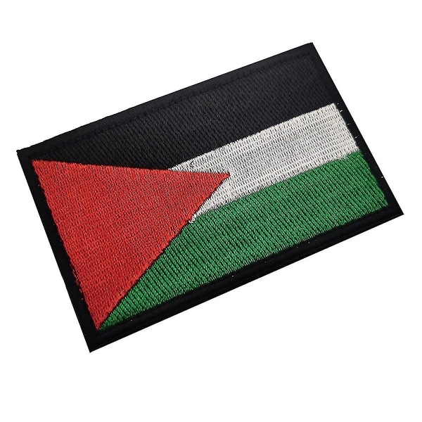 10 st Palestina Flagga Patches Armband Krokögla Iron On Brodery Badge för utomhusbruk