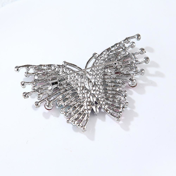 Retro Fjäril Överdriver Broschen Kreativitet Diamant Vattenfärg Insekt Brosch Kläder Brosch Pin