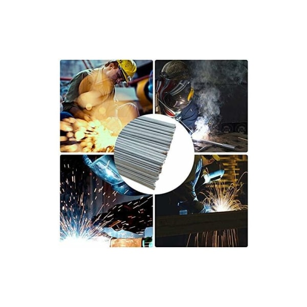Svejsestang, 50 stykker 2,0 mm lavtemperatur aluminium lodde svejseelektroder - Let smelte svejsestænger - Korrosionsbestandighed (33 cm)