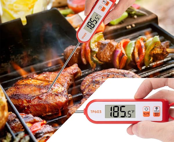 Direktläst kötttermometer Matlagnings termometer Fahrenheit/Celsius (/)