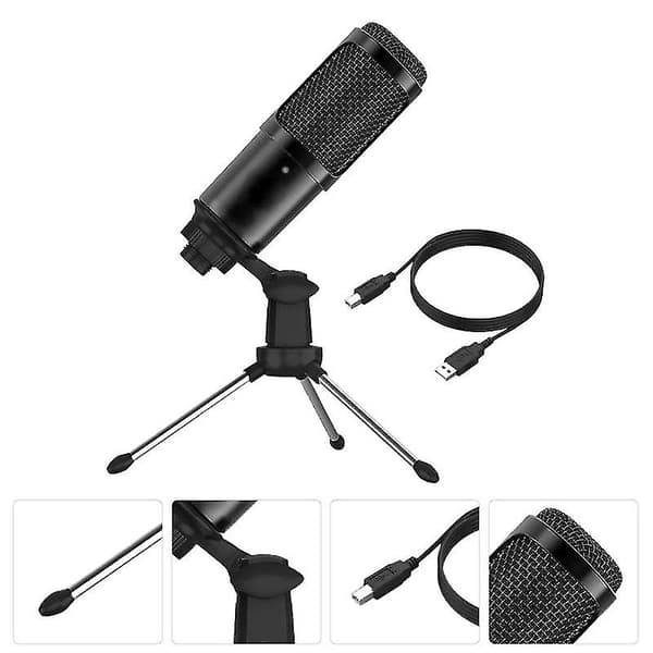 1 set USB-kondensatormikrofon