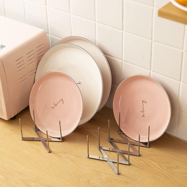 Lockhållare - Justerbar längd i rostfritt stål - Set om 2