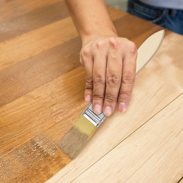 Maling Pensel 1\" (Pakke med 36) - Flade Maling Pensler med Træhåndtag - Professionelle Pensler Perfekte til Vægmaling, Lakering, Lim og DIY