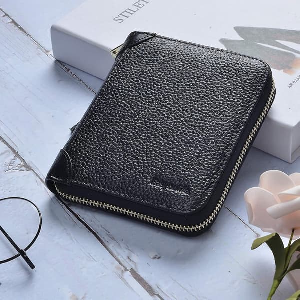 Kvinnors kreditkortshållare Zip Case Rfid Blocking-1