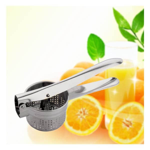 Rostfri citruspress, kökstillbehör, citruspress, potatispress, potatispress, grönsakspress