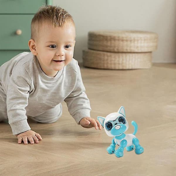 Interaktiv fjernstyret robot hundesnor LED (Pink)