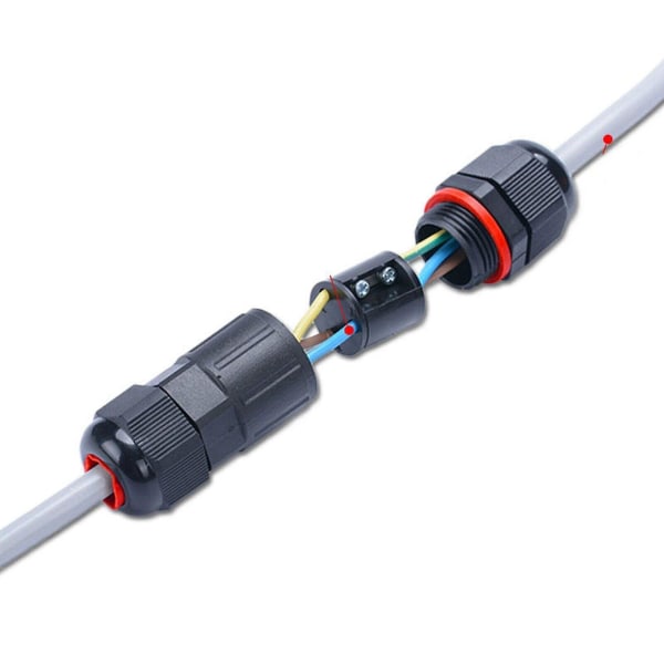 3-polig utomhus vattentät kabelkontakt 16a 250v Ip68 underjordisk kabel Power Yo