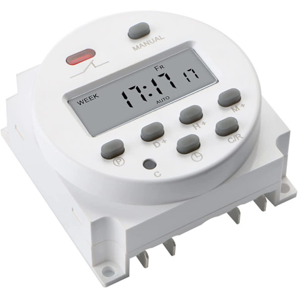 Programmerbar LCD Digital Batteritimer Apparatkontroll