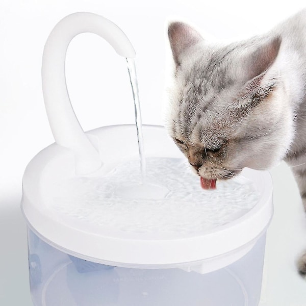 Katt Vattenfontän Automatisk Svanhals Led Vatten Dispenser Automatisk