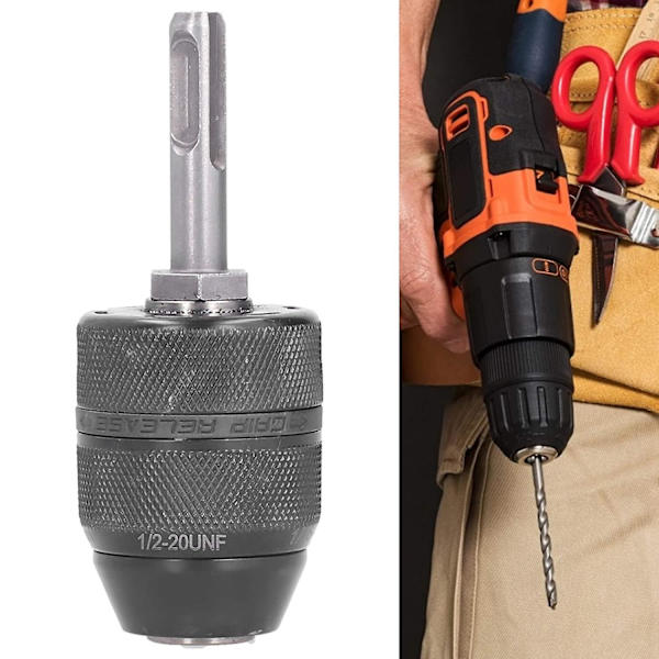 213mm chuck borrningsadapter, självlåsande metallnyckellös svarvkonverter