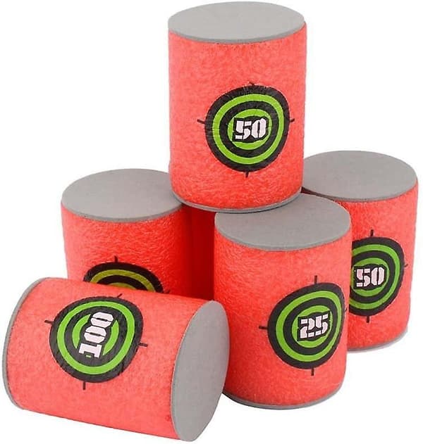 12-delade mjuka skum-målburkar för Nerf Guns-spel