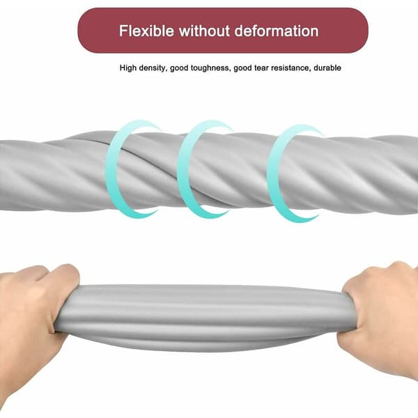 2M Kantlistskydd skum babyhörnskydd för barnsäkerhet grå