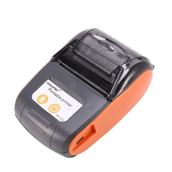 Pt210 58mm Bluetooth Termisk Skrivare Bärbar Trådlös Kvittomaskin För Windows Android Ios Eu