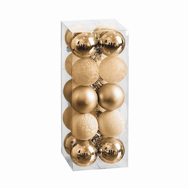 Julgranskulor Gyllene 5 x 5 x 5 cm (20 stycken)