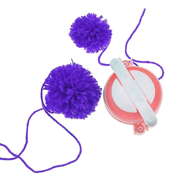 4 stycken stickade ullboll stickning hantverk verktyg set, Pompom Maker, stickning verktyg