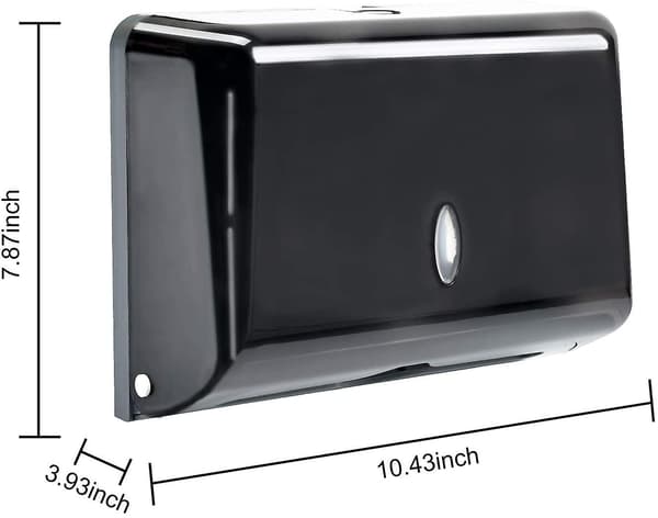 Kommersiell toalettpappershållare C-fold/multi-fold pappershanddukshållare